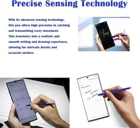 2 Pcs Galaxy Note 10 Stylus Pen Replacement for Samsung Galaxy Note 10 Note 10 Plus Note 10+ 5G Touch S Pen withoutBluetooth(Aura Glow Silver) in Kuwait