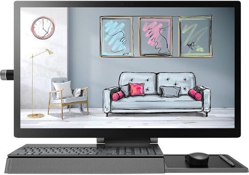Lenovo Yoga A940-27ICB F0E50045FZ All-in-One Computer - Intel Core i7 9th Gen i7-9700 Octa-core (8 Core) 3 GHz - 32 GB RAM DDR4 SDRAM - 1 TB HDD - 256 GB M.2 PCI Express NVMe 3.0 SSD - 27" 4K UHD in Saudi Arabia