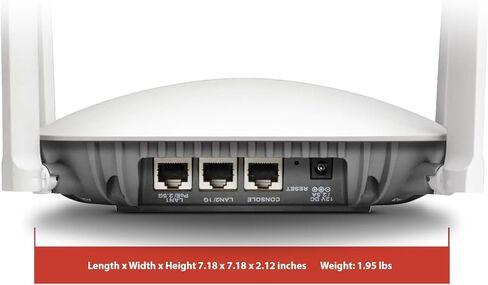 فورتينت فورتي اب 233 جي | 2x2 Wi-Fi 6E، نقطة وصول لاسلكية داخلية - راديو ثلاثي، هوائي خارجي، 1 × 2.5GE و1 × منافذ GE RJ45 (FAP-233G-A) in Kuwait