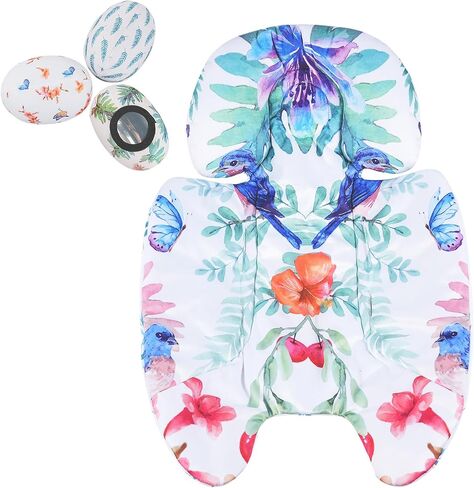 Mamaroo Newborn Insert with Replacement Toy Balls, Reversible Soft Mamaroo Infant Insert Set for 4moms Mamaroo & RockaRoo (Style of Yard) in Saudi Arabia
