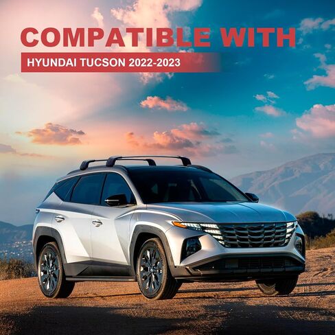 220lbs Roof Rack Cross Bars Compatible with Hyundai Palisade 2019-2024 SE SEL XRT Limited Calligraphy, Heavy Duty Anti-Theft Lockable Aluminum Rails Crossbars Cargo Carrier Bag in Saudi Arabia
