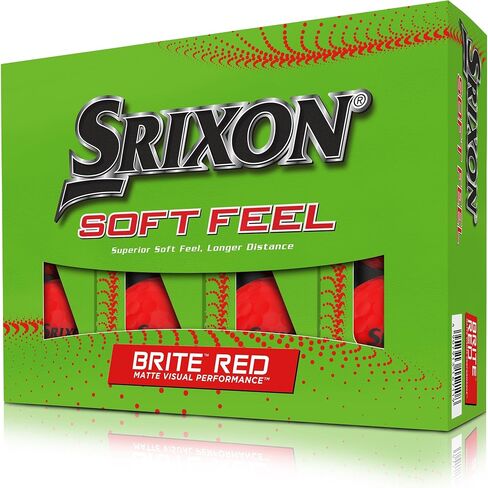 Srixon Soft Feel 12 Brite Red in Saudi Arabia
