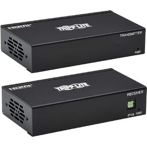Tripp Lite HDMI Over Ethernet Cat6 Extender Kit Transmitter/Receiver - Up to 230 feet or 70.1 Meters - 4K 60Hz Video, HDR, PoC, TAA Compliant (B127A-2A1-BHBH)