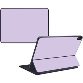 MightySkins Skin Compatible with Apple iPad Pro Smart Keyboard 11" (2018) - Solid Lilac - Protective, Durable and Unique Vinyl Decal wrap Cover - Easy to Apply and Change Styles - Made in The USA