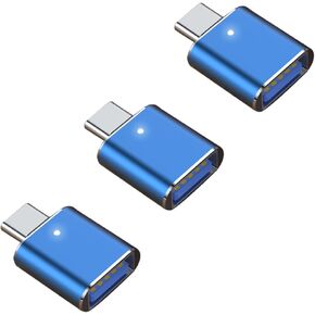 USB to USB C Adapter 10Gbps,3 Pack USB C to USB Adapter USB C 3.2 Gen 2 Male to USB A Female Adapter Compatible with iPhone 15 Pro/Samsung/MacBook Pro/Air/iPad Pro,Thunderbolt 4/3