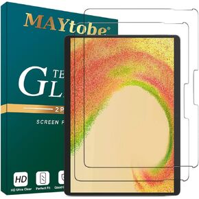 MAYtobe [2-Pack Screen Protector Designed for Microsoft Surface Pro 9/ Surface Pro 8/ Surface Pro X (13 Inch) Tempered Glass, No Bubbles, Scratch-Resistant, Easy to Install