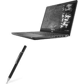 BoxWave Stylus Pen Compatible with Dell Latitude 14 Chromebook (5400) - FineTouch Capacitive Stylus, Super Precise Stylus Pen - Jet Black