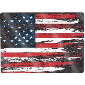 MightySkins Glossy Glitter Skin Compatible with Microsoft Surface Laptop 5 13.5" Full Wrap Kit - Tattered Flag | Protective, Durable High-Gloss Glitter Finish | Easy to Apply | Made in The USA