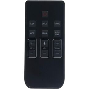 New Replacement Soundbar Remote Control fit for Philips CSS2123 Sound Bar System CSS2123B/F7 CSS2133B/F7 CSS2133 996510054954, 996510050576, 996510063326