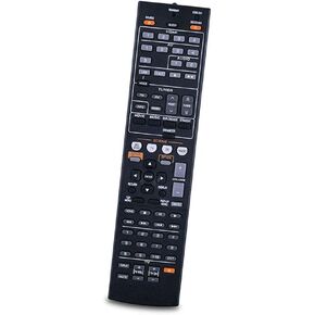 Replaced Remote Control Compatible for Yamaha RX-V373 YHT-493BL HTR-3065 YHT-595 RX-V473BL YHT-699U HTR-6240 YHT-897BL RXV371BL YHT493 HTR3064 YHT593BL RXV473 Audio Video AV Receiver