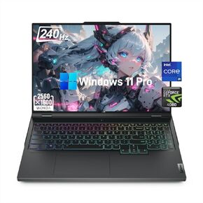 Lenovo Legion Pro 5i(2024) Gaming Laptop - 16" WQXGA 165Hz Display, Intel 24-Core i9-14900HX, NVIDIA GeForce RTX 4060, 32GB DDR5, 1TB SSD, Backlit Keyboard, Windows 11 Pro & Lifetime Microsoft Office in Saudi Arabia