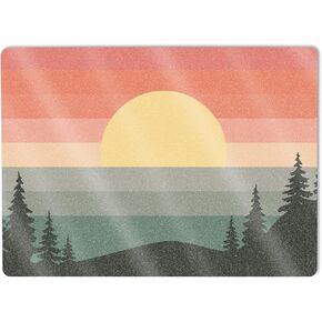 MightySkins Glossy Glitter Skin Compatible with Microsoft Surface Laptop 5 13.5" Full Wrap Kit - Sunset Forest | Protective, Durable High-Gloss Glitter Finish | Easy to Apply | Made in The USA