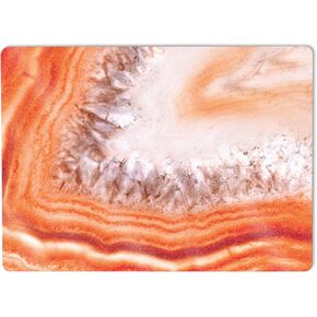 MightySkins Glossy Glitter Skin Compatible with Microsoft Surface Laptop 5 13.5" Full Wrap Kit - Orange Quartz | Protective, Durable High-Gloss Glitter Finish | Easy to Apply | Made in The USA
