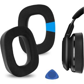 Geekria Sport Cooling-Gel Replacement Ear Pads for Logitech G Astro A30 Headphones Ear Cushions, Headset Earpads, Ear Cups Cover Repair Parts (Black)