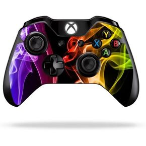 MightySkins Skin Compatible with Microsoft Xbox One or One S Controller - Bright Smoke | Protective, Durable, and Unique Vinyl wrap Cover | Easy to Apply, Remove, and Change Styles | Made in The USA