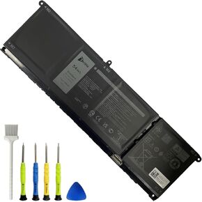 V6W33 54Wh Battery Replacement for Dell Inspiron 16 7620 14 7430 7435 7415 2-in-1 Series 15 3510 3511 14 5410 5415 5418 Series Latitude 3320 3330 Series Vostro 15 3510 3511 Series 15V 3420mAh