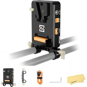 ZGCINE VM-VP2 Kit1 V Mount Battery Plate, Support USB-C PD Input/Output, LEMO, D-Tap, BP Output for Photography and Videography Devices