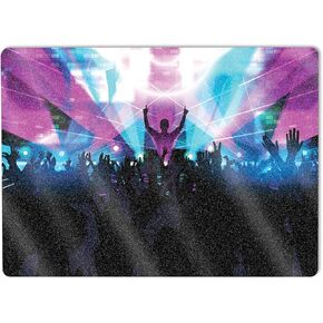 MightySkins Glossy Glitter Skin Compatible with Microsoft Surface Laptop 5 13.5" Full Wrap Kit - Dj Festival | Protective, Durable High-Gloss Glitter Finish | Easy to Apply | Made in The USA