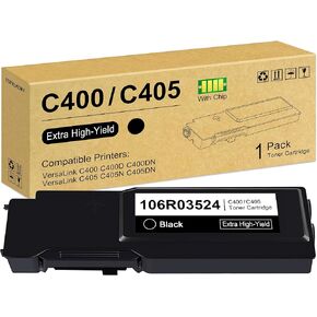VersaLink C400/C405 (10,500 Pages, Extra High-Yield) Black Toner Cartridge 106R03524 Replacement for Xerox Versalink C400 C400N C400DN C405 C405N C405DN Printer