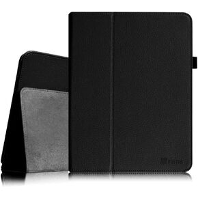 Fintie Folio Case for Original iPad 1st Generation - Slim Fit Vegan Leather Stand Cover with Stylus Holder for iPad 1st Generation 2010, Black