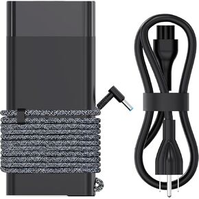 200W AC Adapter Laptop Charger for HP Omen Pavilion 15 16 17 Gaming Laptop,Victus 15 Envy 15 ZBook 15 15u Fury Studio Power G3 G4 G5 G6 G7 G8 Mobile Workstation Slim Charger