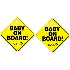 Safety 1st "Baby On Board" Sign, 2-Pack