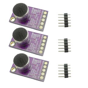 3PCS MAX9814 Electret Microphone Auto Gain Control Amplifier Sensor Module AGC Amplifier Board VGA Low Noise