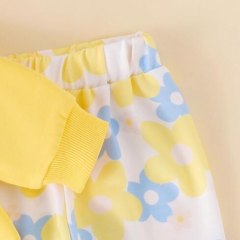 ملابس طفلة خريف شتاء كم طويل الدب الكرتون البلوز مضيئة السراويل القوس عقال مجموعة 6 أشهر-4 سنوات من العمر in Kuwait