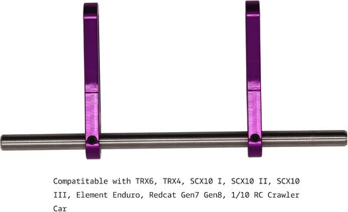 Hard Metal RC Bumper Kit, Adjustable 1/10 RC Crawler Car Bumper, RC Front Bumper with RC Rear Bumper for SCX10, TRX4, TRX6, Enduro, Gen7 Gen8 in Saudi Arabia