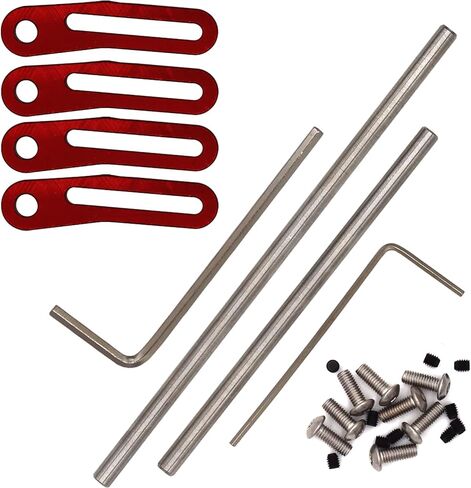Hard Metal RC Bumper Kit, Adjustable 1/10 RC Crawler Car Bumper, RC Front Bumper with RC Rear Bumper for SCX10, TRX4, TRX6, Enduro, Gen7 Gen8 in Saudi Arabia