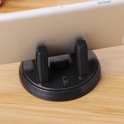 Hemobllo 2pcs 360 Car Mount Cell Phone Car Holder Mount Dash Phone Holder Car Mount for Phone Cell Phone Kickstand Silicone Phone Holder Base Mobile Phone Holder Bracket to Rotate Desktop in Saudi Arabia