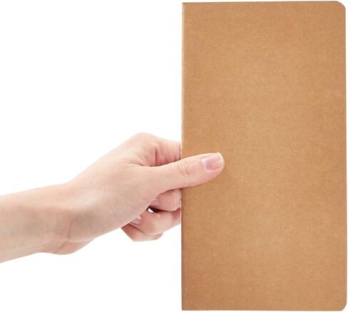 Paper Junkie 48 Pack Kraft Paper Notebooks Bulk, H5 Lined Journals for Writing, Students, Office, Travelers (80 Pages) in Kuwait