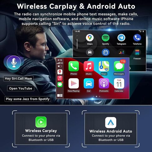 Android 13 Car Stereo Radio for Honda Civic 2006-2011，Android Car Radio with CarPlay Android Auto,10.1" Touch Screen Car Radio Support Bluetooth,GPS,HiFi,FM&AM,RDS,DSP,SWC + AHD Backup Camera in Saudi Arabia