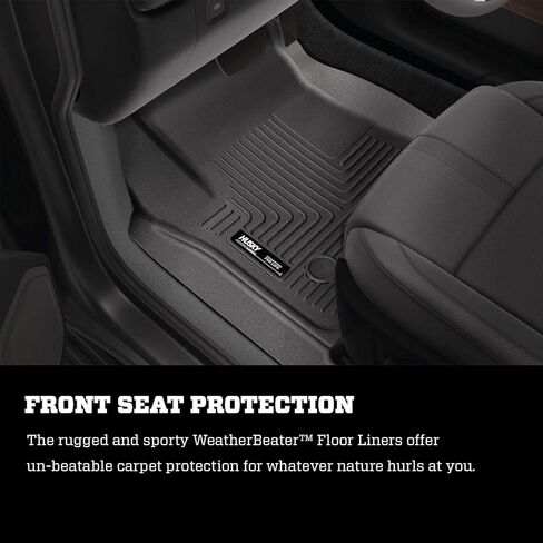 Husky Liners Weatherbeater Floor Mats | Fits 2018 - 2024 Honda Accord Sedan | Trunk, 1-pc Black - 44131 in Saudi Arabia