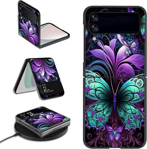 Galaxy Z Flip 4 Case,Rossy for Samsung Z Flip 4 5G Case,Ultra Thin Slim Hard PC Shookproof Folding Stylish Girly Anti-Scratch Protection Phone Case for Samsung Z Flip 4 5G (2022),Retro Audio Cassette in Kuwait