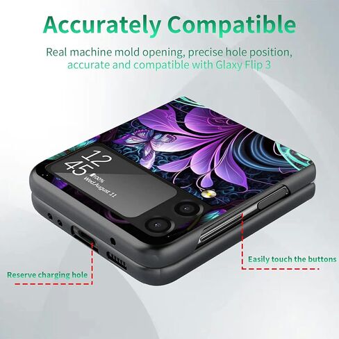 Galaxy Z Flip 4 Case,Rossy for Samsung Z Flip 4 5G Case,Ultra Thin Slim Hard PC Shookproof Folding Stylish Girly Anti-Scratch Protection Phone Case for Samsung Z Flip 4 5G (2022),Retro Audio Cassette in Kuwait
