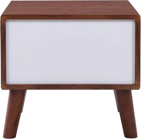 CuisinSmart TV Stand Media مركز الترفيه لأجهزة التلفاز حتى 70 بوصة، مجموعة خزانة تلفزيون حديثة مع حامل تلفزيون مركزي واحد وطاولتين نهائيتين، درج أنماط منقوشة لغرفة المعيشة بني + خشب أبيض صلب + MDF in Saudi Arabia