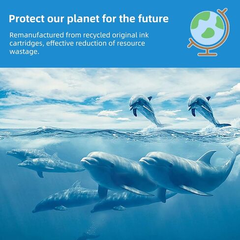 استبدال خرطوشة الحبر المعاد تصنيعها باللون الأسود 65XL لحبر HP 65 HP65 XL BK Tricolor Combo لطابعة 5055 5052 3755 3700 3772 3752 5000 5010 5070 5014 2600 2652 2655 2622 2722، HP65XL 2-Pack in Kuwait