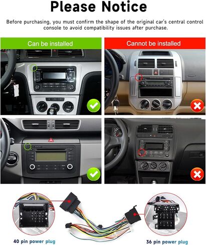 راديو سيارة Android 13 لسيارة VW Passat Jetta Golf Polo Caddy Tiguan Seat مع Carplay لاسلكي/Android Auto، شاشة لمس IPS 9 بوصات ستيريو للسيارة، بلوتوث، GPS، WiFi، SWC + كاميرا احتياطية in Saudi Arabia