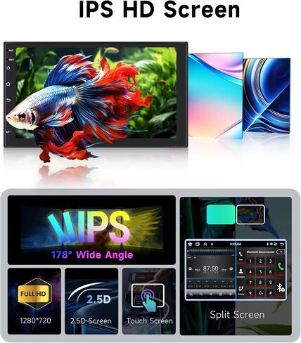 راديو سيارة Android 13 لسيارة VW Passat Jetta Golf Polo Caddy Tiguan Seat مع Carplay لاسلكي/Android Auto، شاشة لمس IPS 9 بوصات ستيريو للسيارة، بلوتوث، GPS، WiFi، SWC + كاميرا احتياطية in Saudi Arabia