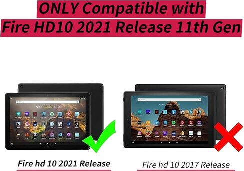 Case for Kindle Fire HD 10 Tablet 10.1" 7th/9th Generation 2017/2019 Release Lightweight Smart Case PU Leather Adjustable Stand Protective Cover with Auto Wake/Sleep - Floral Flowers in Kuwait