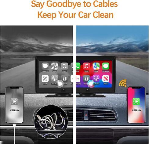 Wireless Carplay Adapter for iPhone，Wired CarPlay Convert Cars Wireless CarPlay Easy Use & Stable Connection for Cars from 2017 &Apple iOS 10+ in Saudi Arabia