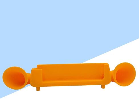 IFUNDOM مكبر صوت مزدوج حامل للهاتف المحمول، مكبر صوت من السيليكون، مضخم صوت للهاتف المحمول، حامل مكبر الصوت، حامل الهاتف، مناسب جدًا للمعدات الإلكترونية الخاصة بك in Kuwait