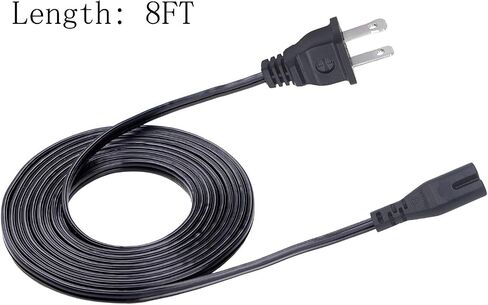 استبدال سلك الطاقة لشاشة استوديو Presonus Eris E3.5، E4.5 شاشة الاستوديو النشطة 8ft 2 Prong AC IEC C7 كابل سلك الطاقة in Saudi Arabia