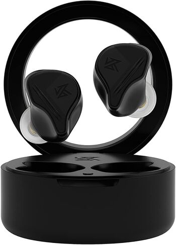 سماعات رأس / سماعة رأس KZ VXS Five Drivers HiFi Bluetooth لسماعات Audiphile، داخل الأذن TWS True Wireless Earbuds 1DD 4BA Aptx Long 25H تشغيل سماعات الألعاب الرياضية، إلغاء الضوضاء Smart Touch IEM Buds in Kuwait