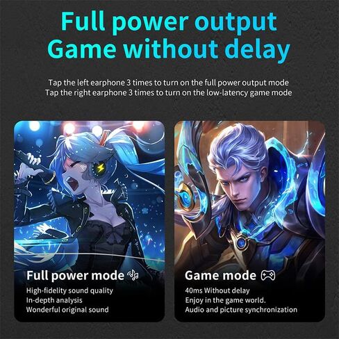 سماعات رأس / سماعة رأس KZ VXS Five Drivers HiFi Bluetooth لسماعات Audiphile، داخل الأذن TWS True Wireless Earbuds 1DD 4BA Aptx Long 25H تشغيل سماعات الألعاب الرياضية، إلغاء الضوضاء Smart Touch IEM Buds in Kuwait