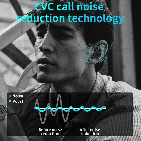 سماعات رأس / سماعة رأس KZ VXS Five Drivers HiFi Bluetooth لسماعات Audiphile، داخل الأذن TWS True Wireless Earbuds 1DD 4BA Aptx Long 25H تشغيل سماعات الألعاب الرياضية، إلغاء الضوضاء Smart Touch IEM Buds in Kuwait