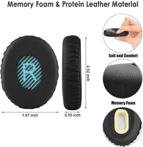 OE2 Bose Replacement Ear Pads Bose Headphones Replacement EarPads Ear Cushion Compatible with Bose OE2 OE2i SoundLink SoundTrue On-Ear 2(Grey)… in Saudi Arabia