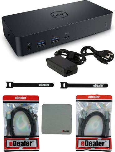 قاعدة إرساء Dell Universal Dock (D6000) بدقة 4K + حزمة أدوات البدء in Kuwait
