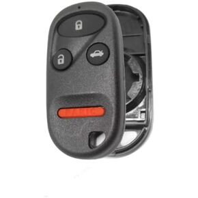 Remote Key Fob Keyless Shell for 1998-2003 Honda Accord CRV Pilot Civic Replacement Fob Key case - no Programming Needed - no Electronics Inside KOBUTAH2T (1pieces)